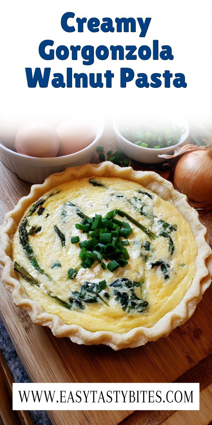 Creamy Gorgonzola Walnut Pasta served warm with cozy spices