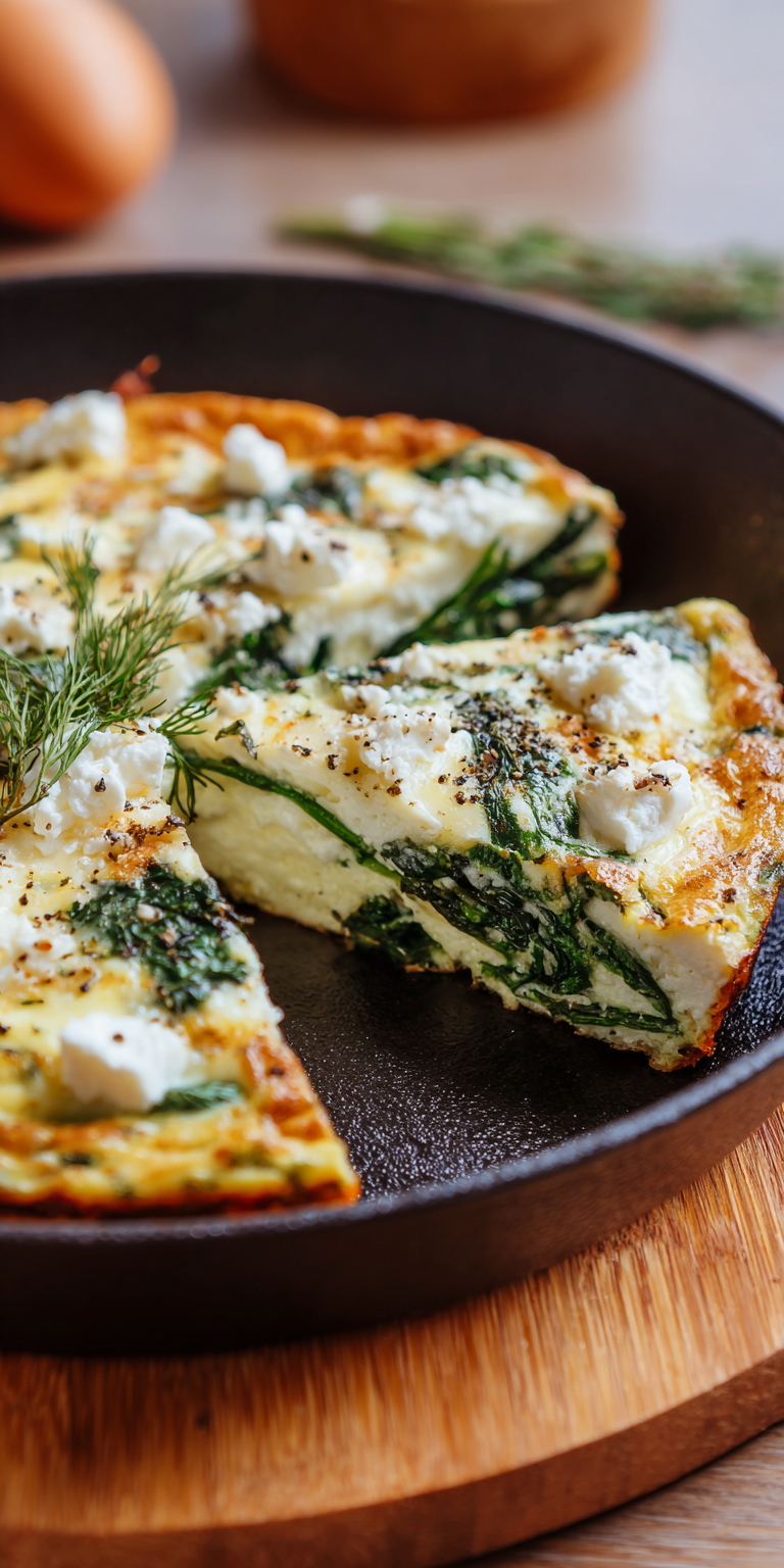 Egg White Frittata High Protein Low Calorie served warm with cozy spices