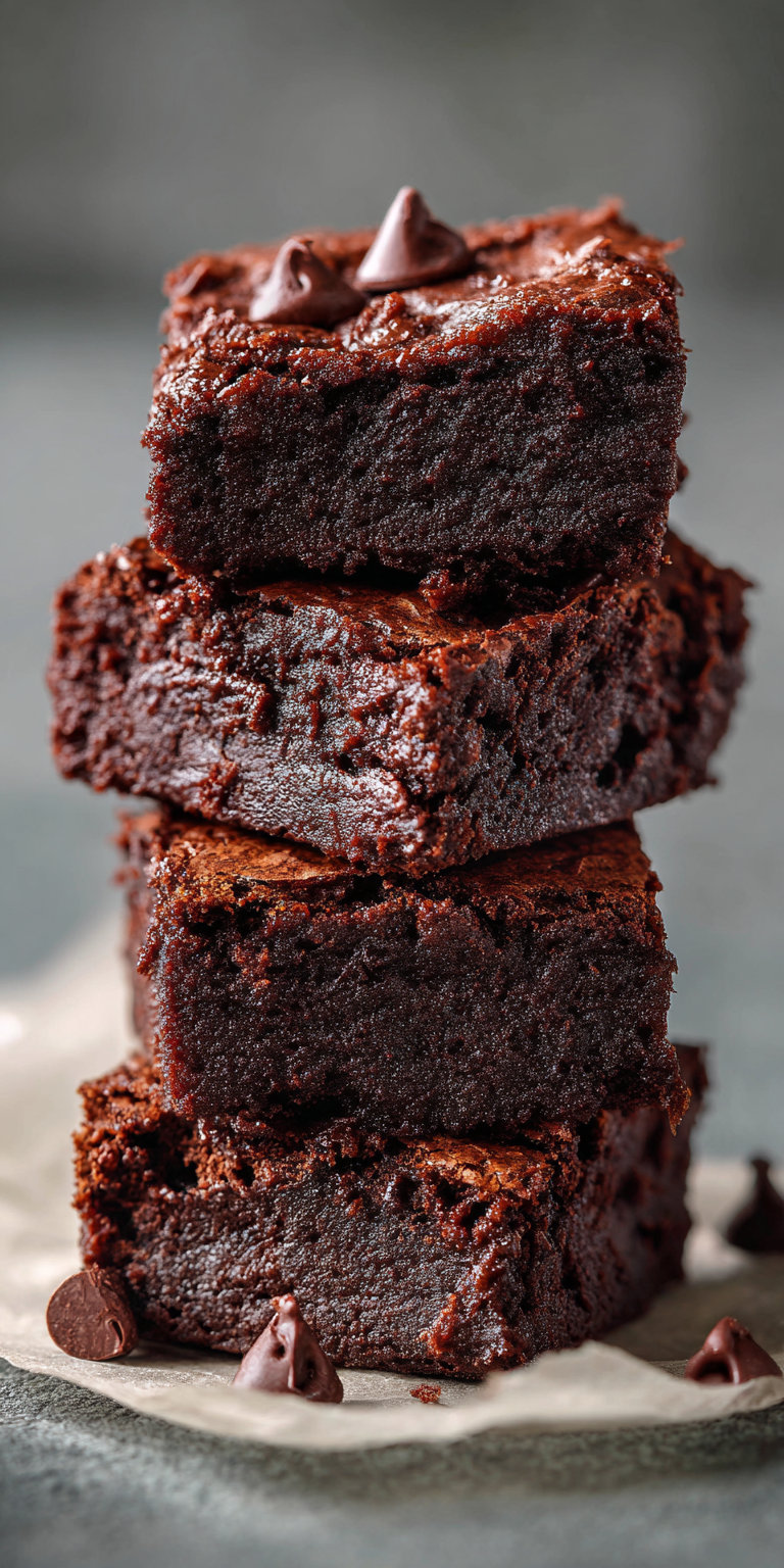 Fudgy Keto Avocado Brownies served warm with gentle spices and a cozy aroma