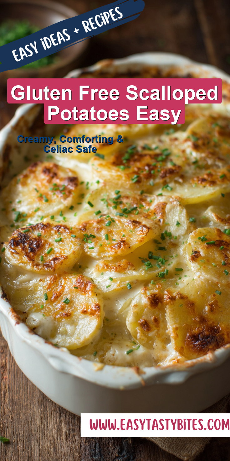 Gluten Free Scalloped Potatoes Easy served warm with cozy spices