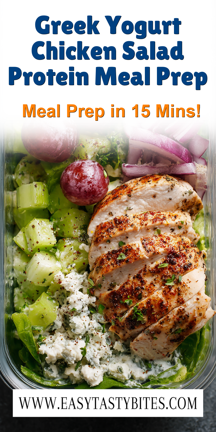 Greek Yogurt Chicken Salad Protein Meal Prep served warm with gentle spices and a cozy aroma