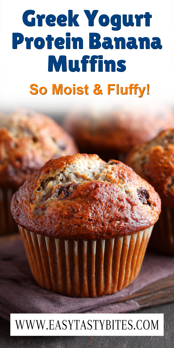 Greek Yogurt Protein Banana Muffins served warm with cozy spices