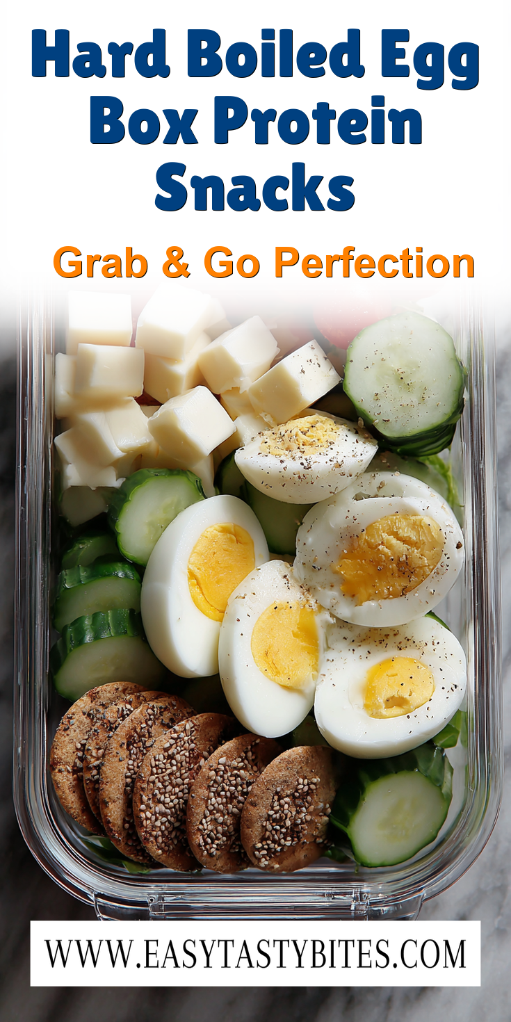Hard Boiled Egg Box Protein Snacks served warm with cozy spices