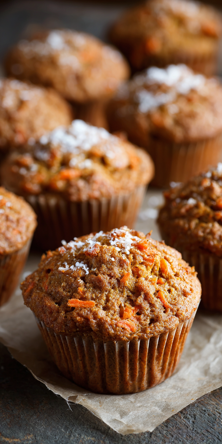 Healthy Carrot Cake Muffins Sweet Treats Recipe