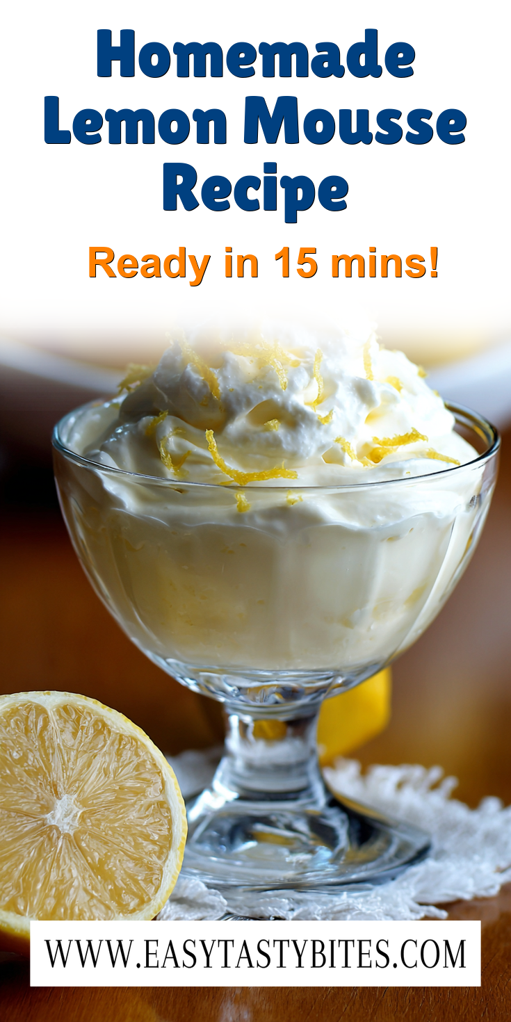 Homemade Lemon Mousse Recipe served warm with cozy spices
