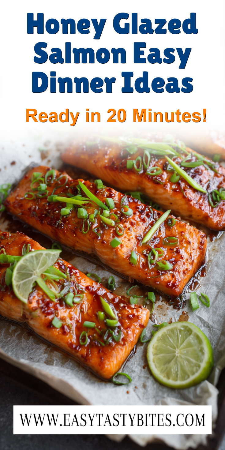 Honey Glazed Salmon Easy Dinner Ideas served warm with cozy spices