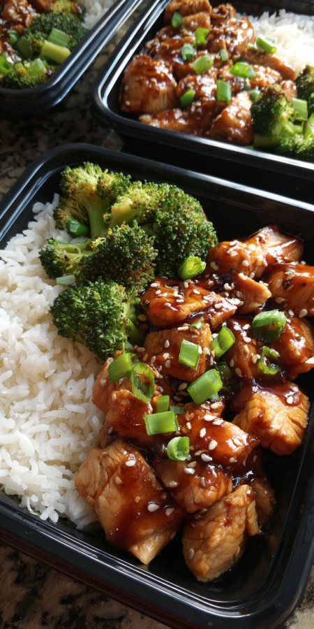 Honey Sesame Chicken Meal Prep served warm with cozy spices