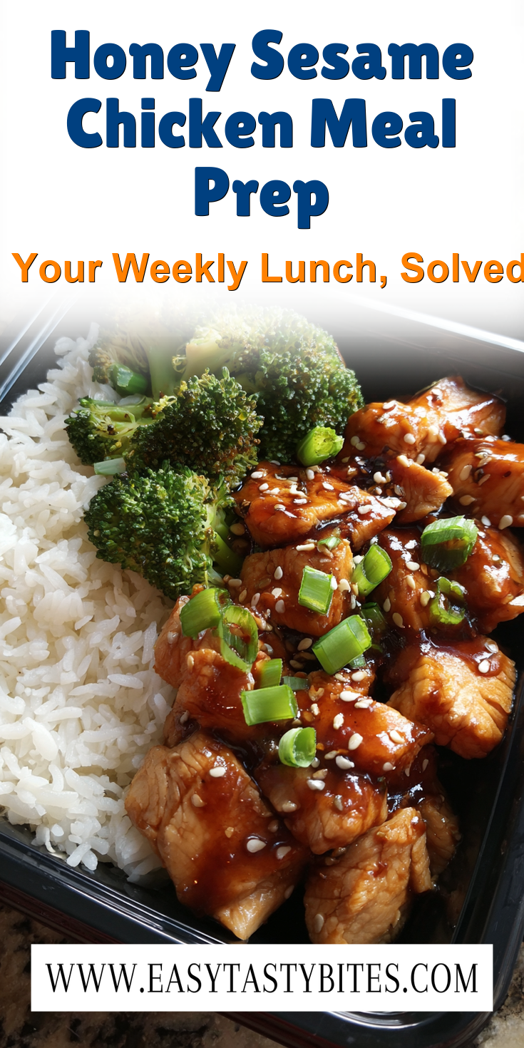 Honey Sesame Chicken Meal Prep served warm with cozy spices