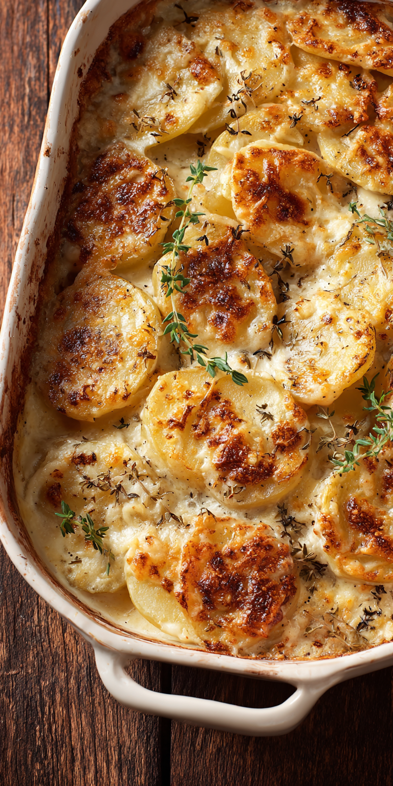Instant Pot Scalloped Potato Recipes served warm with cozy spices