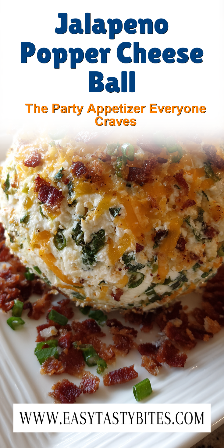 Jalapeno Popper Cheese Ball served warm with cozy spices