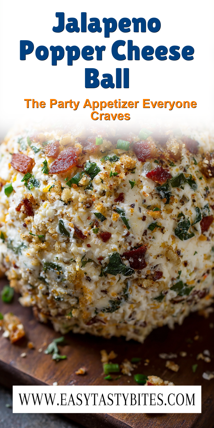 Jalapeno Popper Cheese Ball served warm with cozy spices