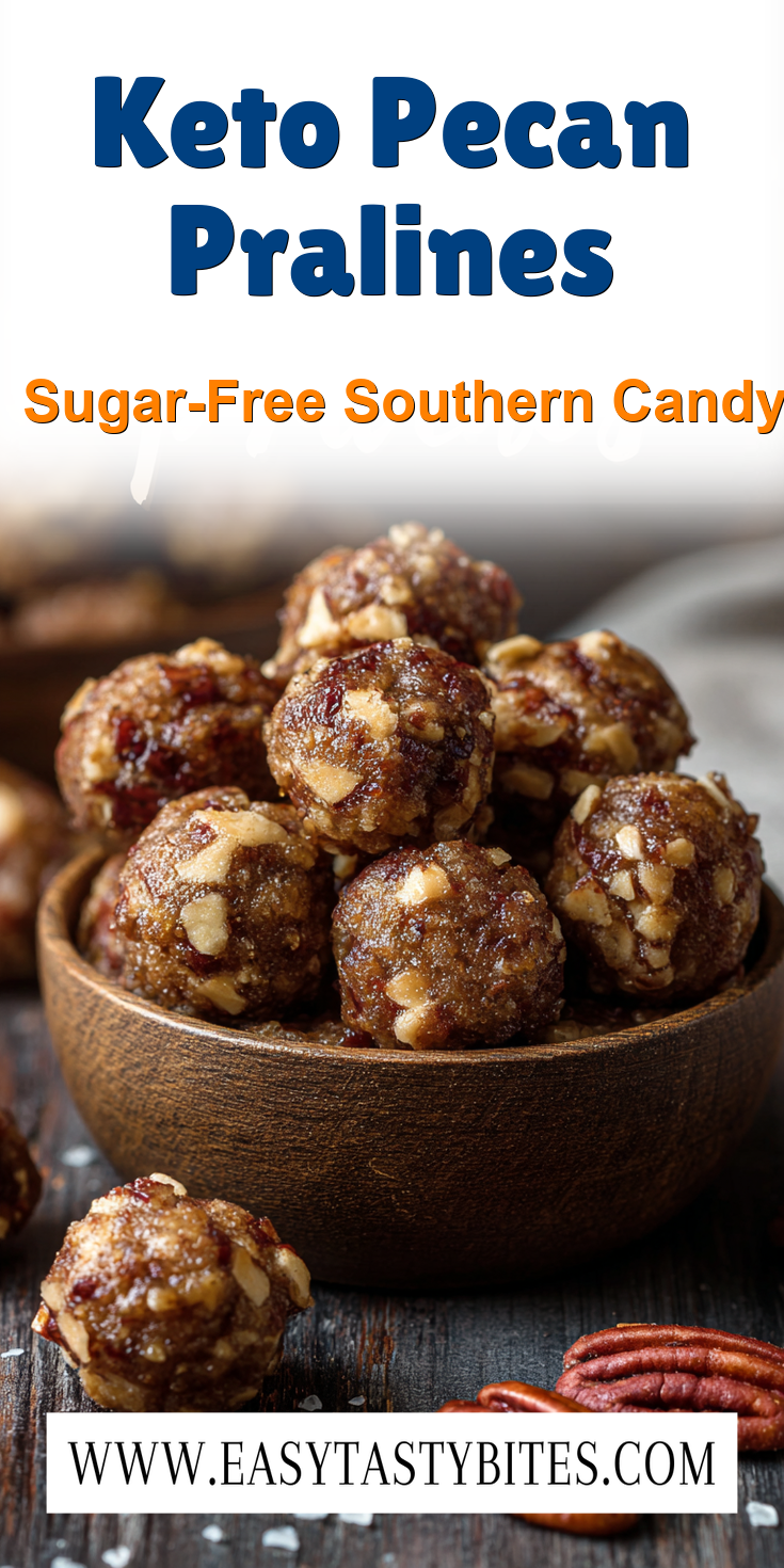 Keto Pecan Pralines served warm with cozy spices