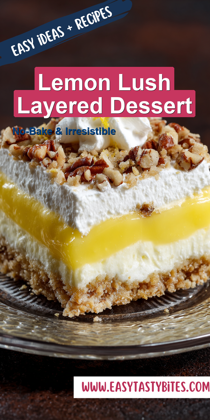 Lemon Lush Layered Dessert served warm with cozy spices