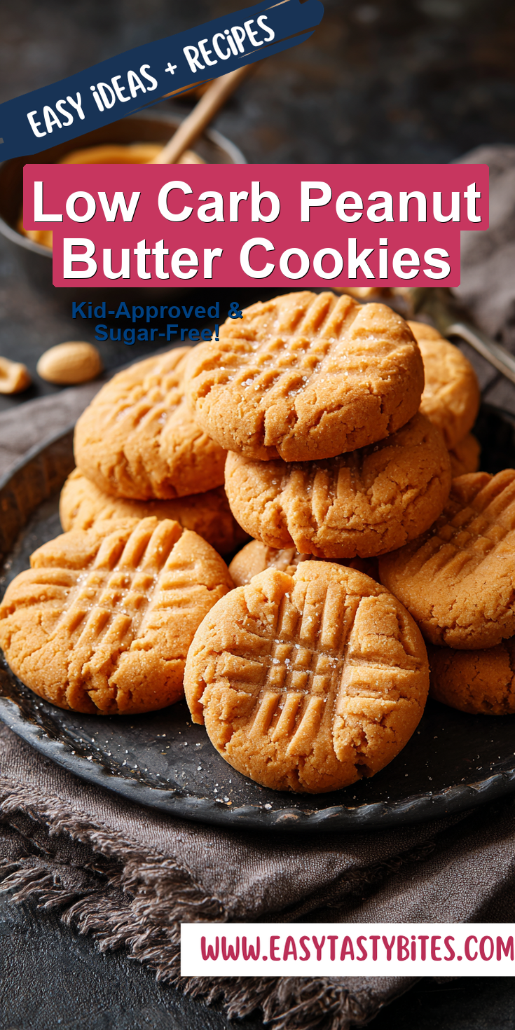 Low Carb Peanut Butter Cookies served warm with cozy spices