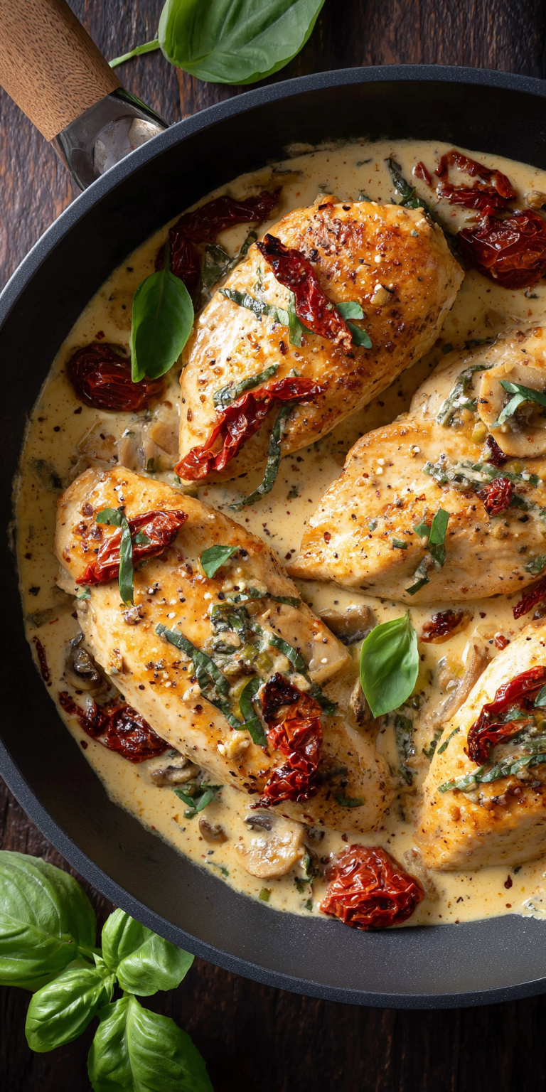 Marry Me Chicken Creamy Easy Meal served warm with cozy spices