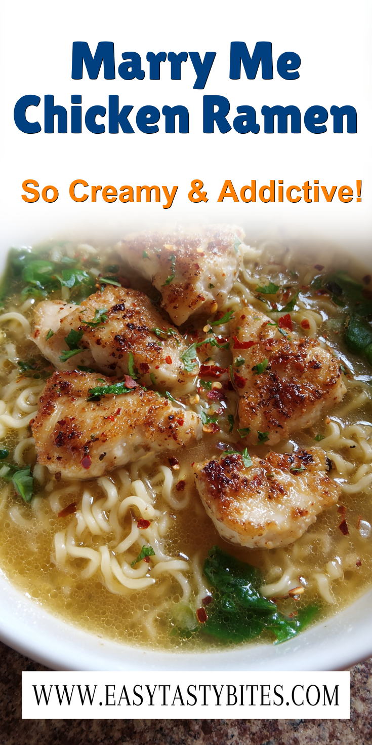 Marry Me Chicken Ramen served warm with cozy spices