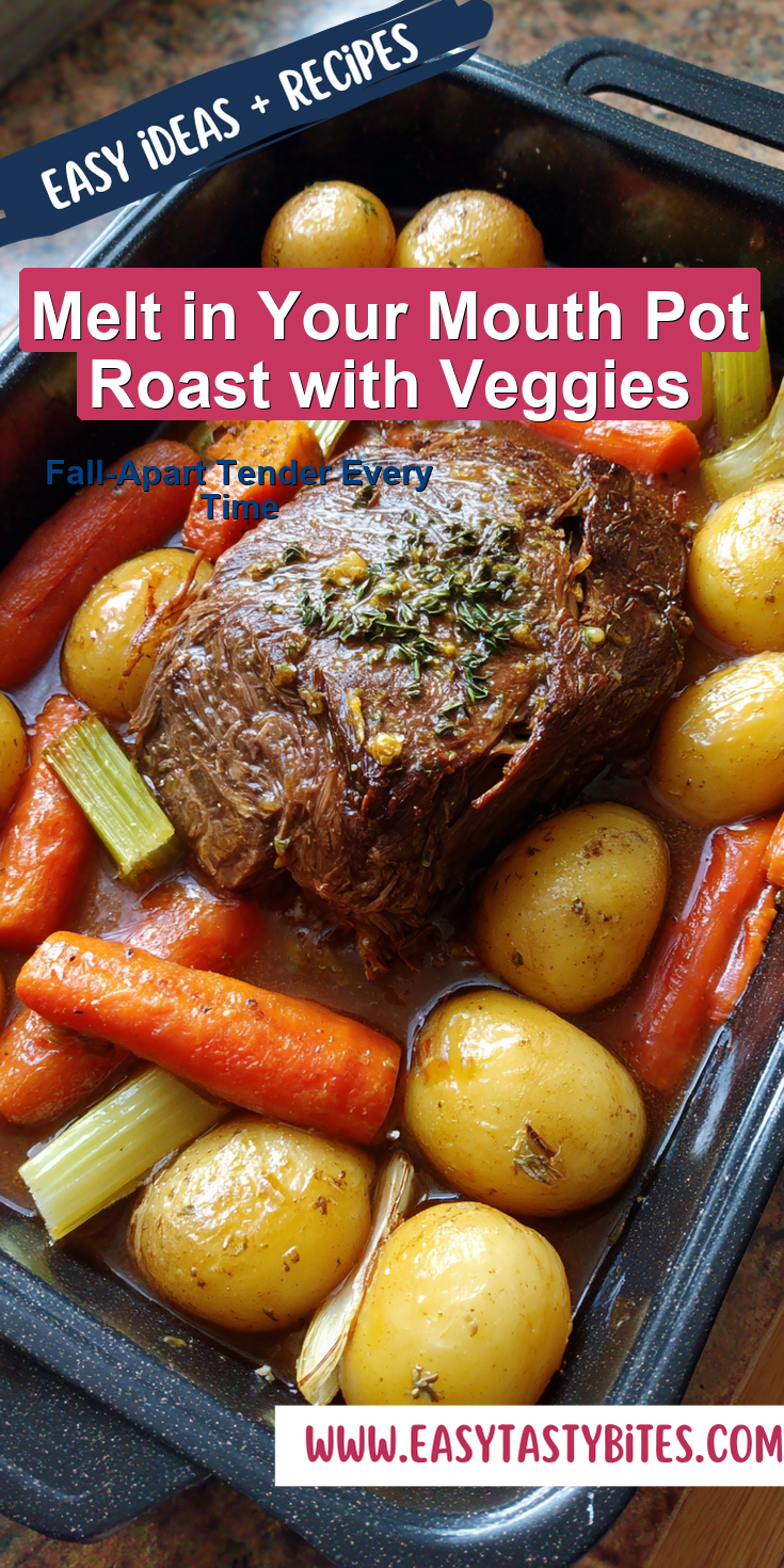 Melt in Your Mouth Pot Roast with Veggies served warm with cozy spices