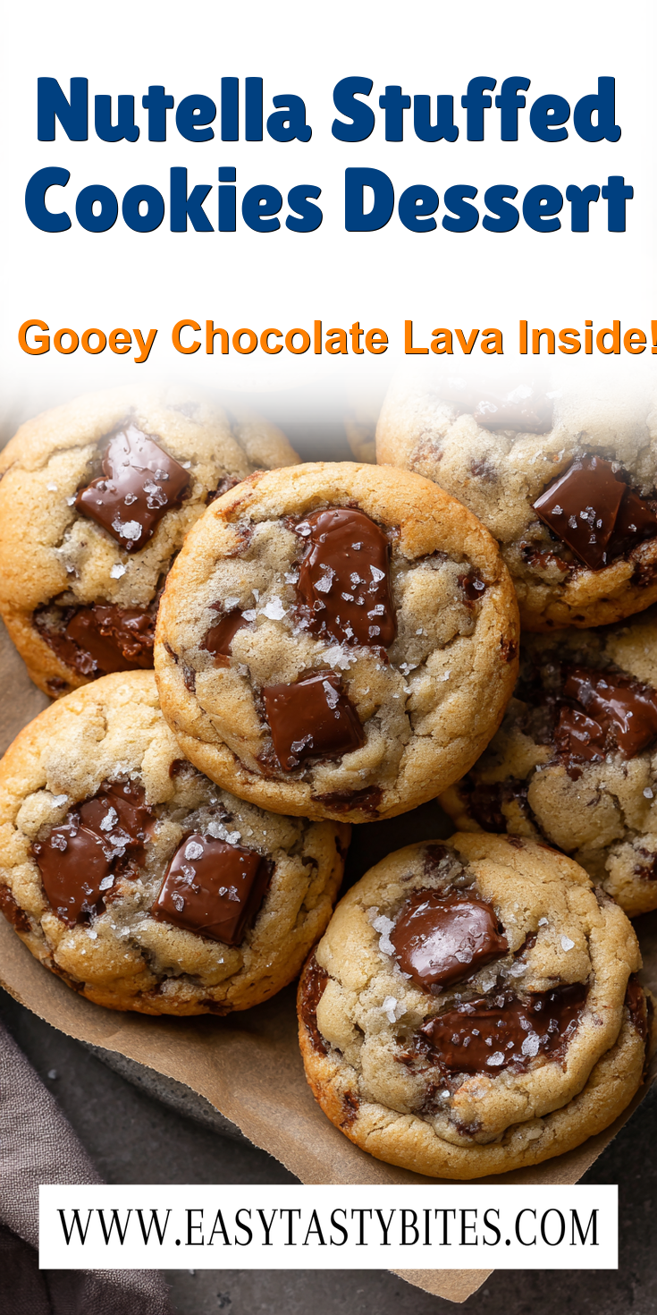 Nutella Stuffed Cookies Dessert served warm with gentle spices and a cozy aroma