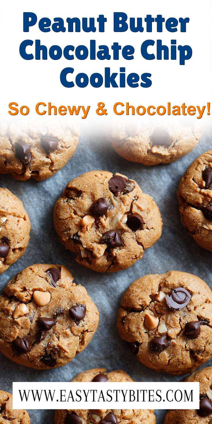 Peanut Butter Chocolate Chip Cookies served warm with cozy spices