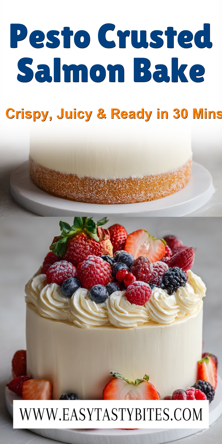 Pesto Crusted Salmon Bake served warm with cozy spices