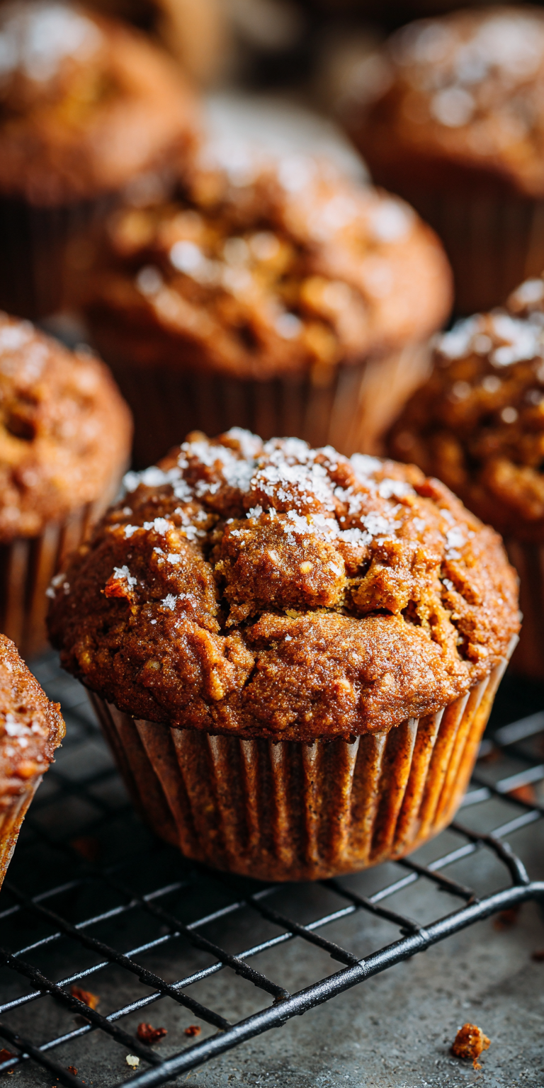 Pumpkin Spice Banana Muffins served warm with cozy spices