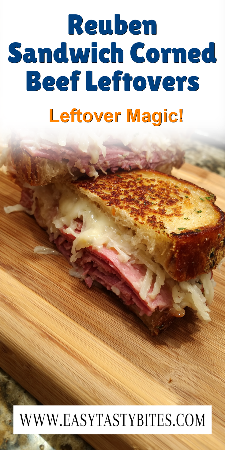 Reuben Sandwich Corned Beef Leftovers served warm with cozy spices