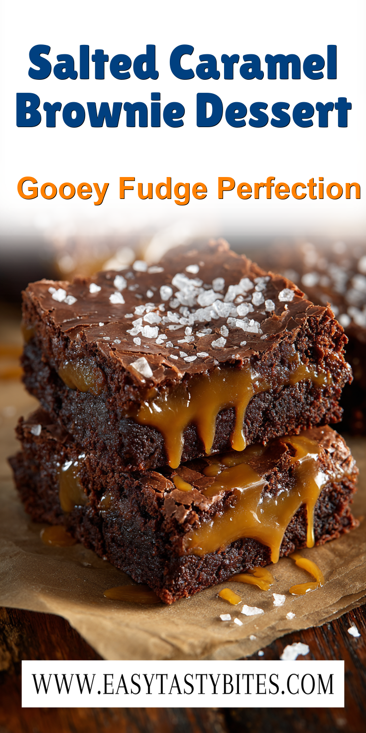 Salted Caramel Brownie Dessert served warm with cozy spices