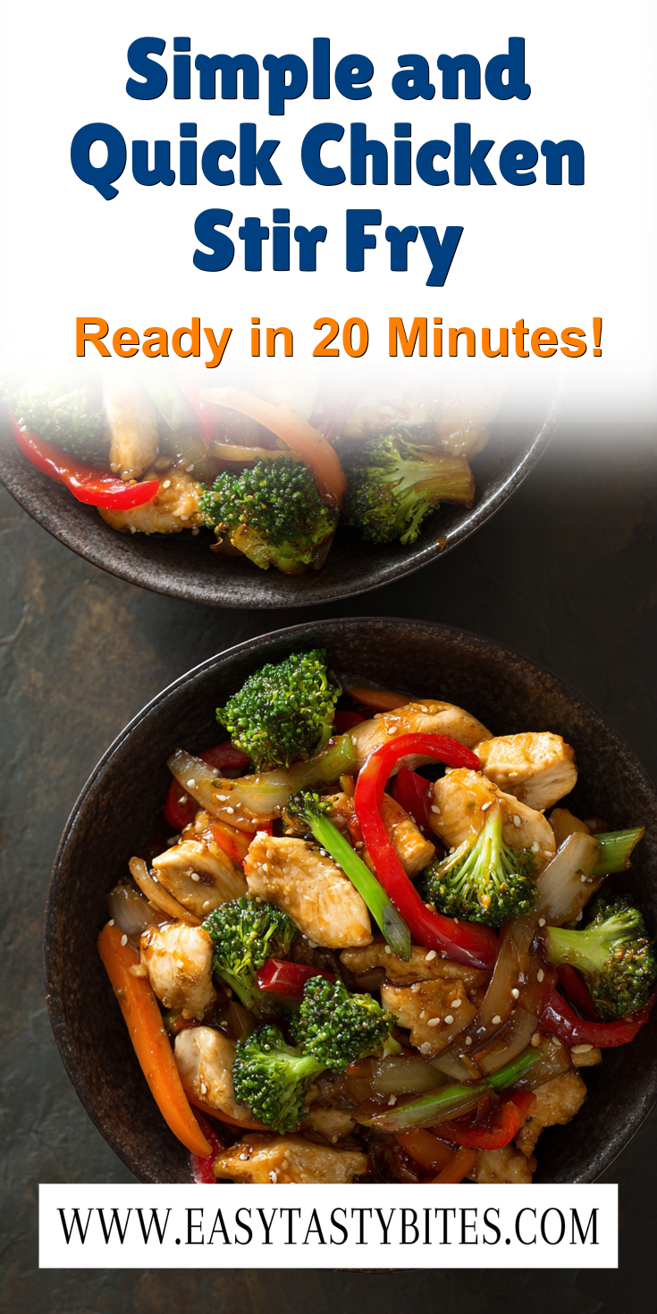 Simple and Quick Chicken Stir Fry served warm with cozy spices