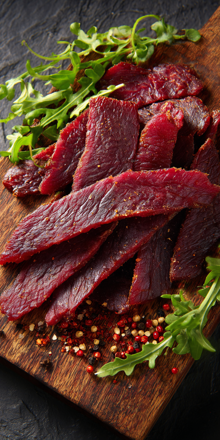 Smoked Venison Jerky Soy Marinade served warm with cozy spices