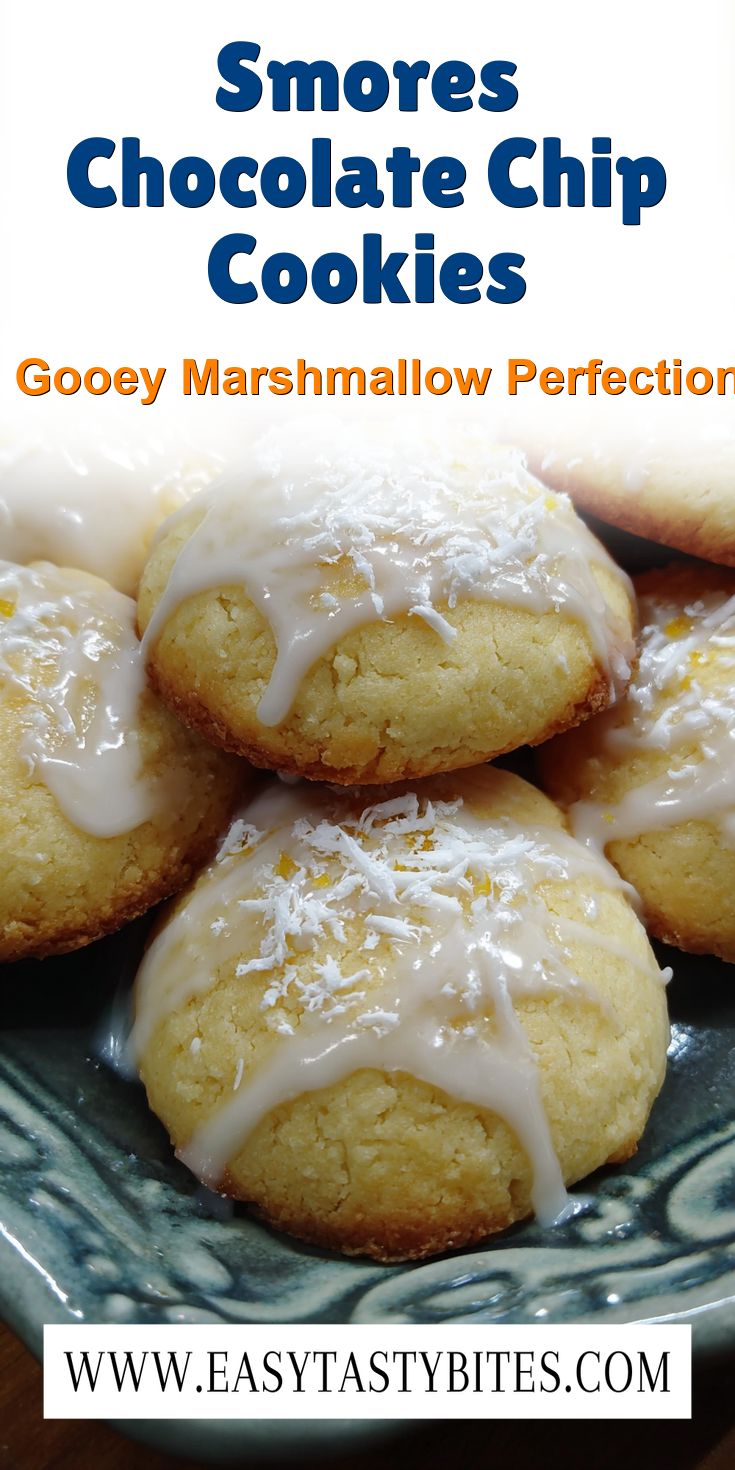 Smores Chocolate Chip Cookies served warm with cozy spices