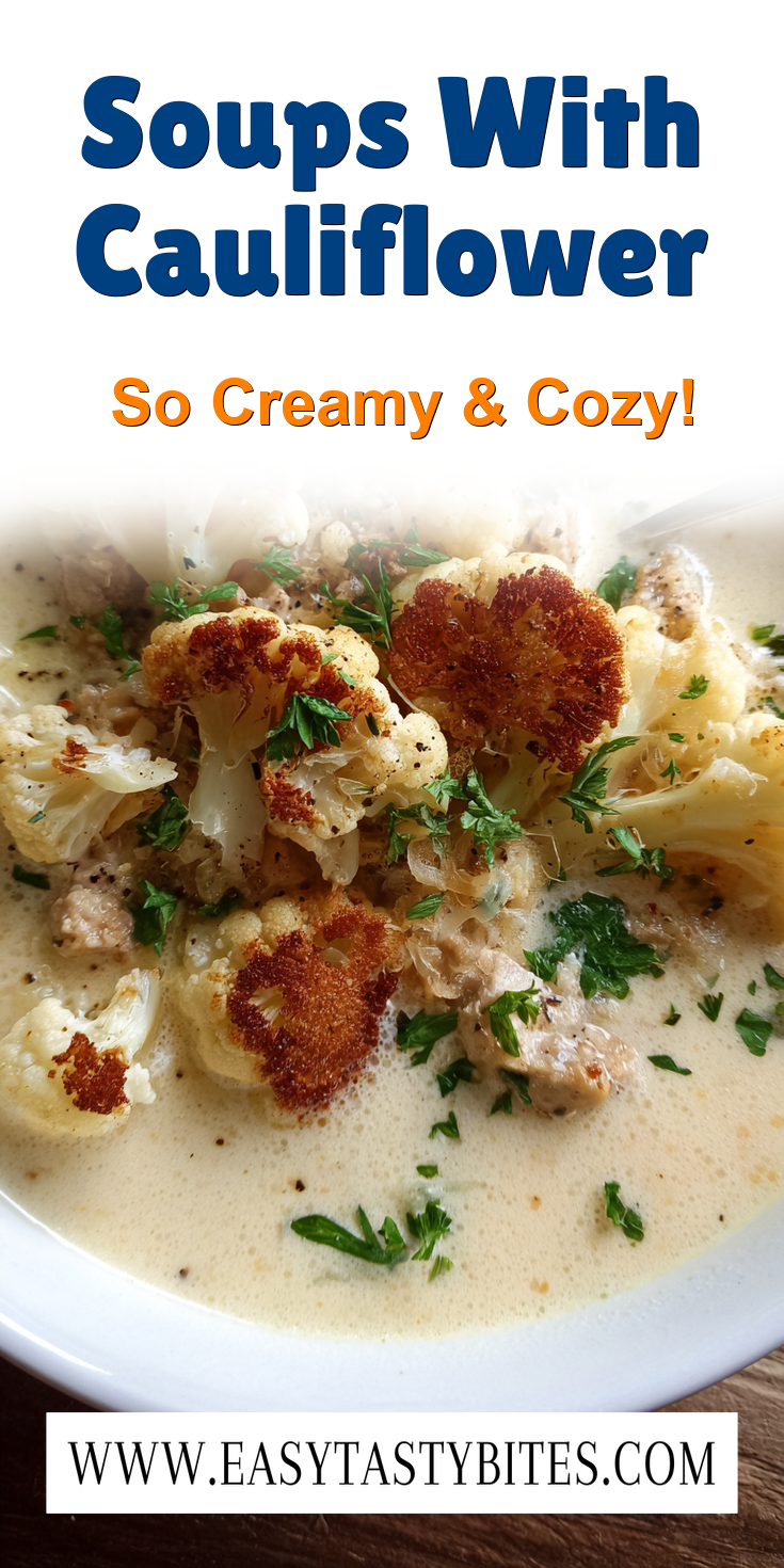 Soups With Cauliflower served warm with cozy spices