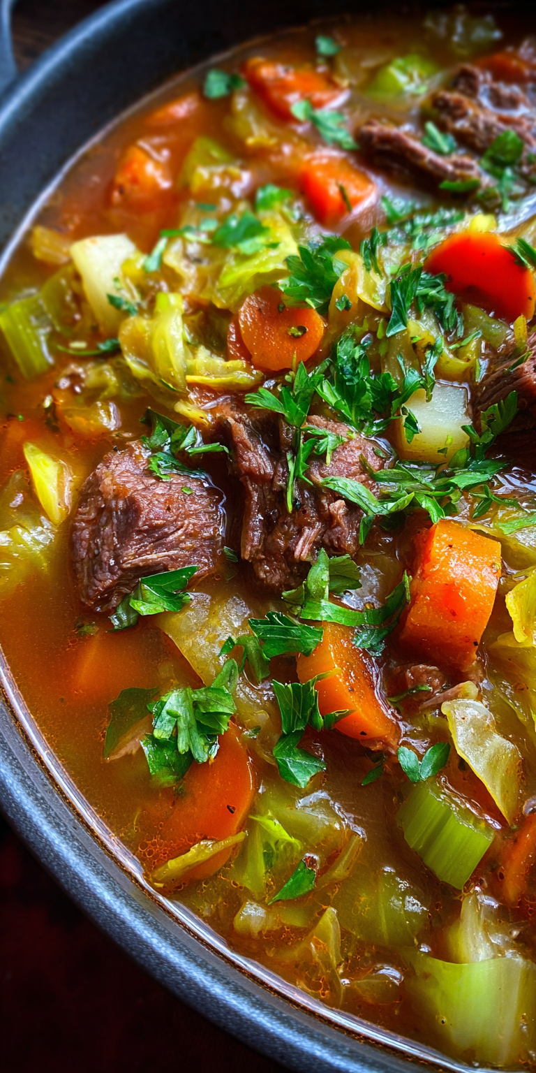 Spicy Thai Coconut Spring Soup served warm with cozy spices