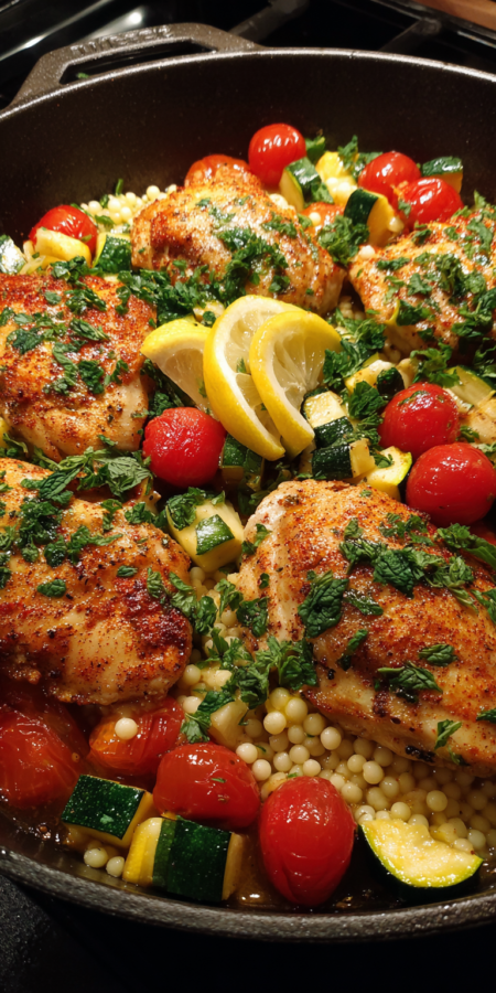 Spring and Summer DINNER served warm with cozy spices