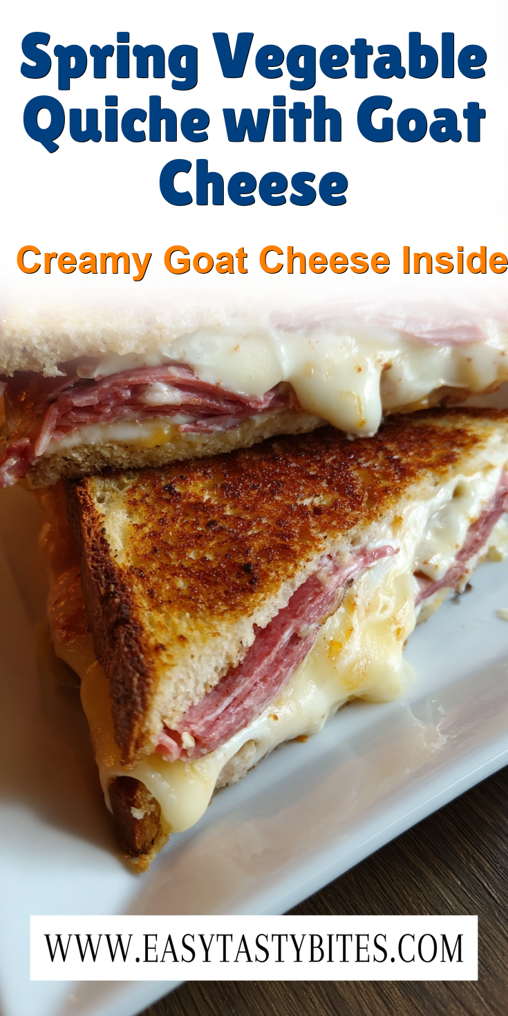 Spring Vegetable Quiche with Goat Cheese served warm with cozy spices