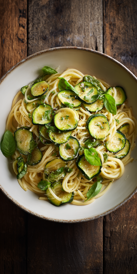 Stanley Tuccis FAVORITE Spaghetti Alla Nerano served warm with cozy spices