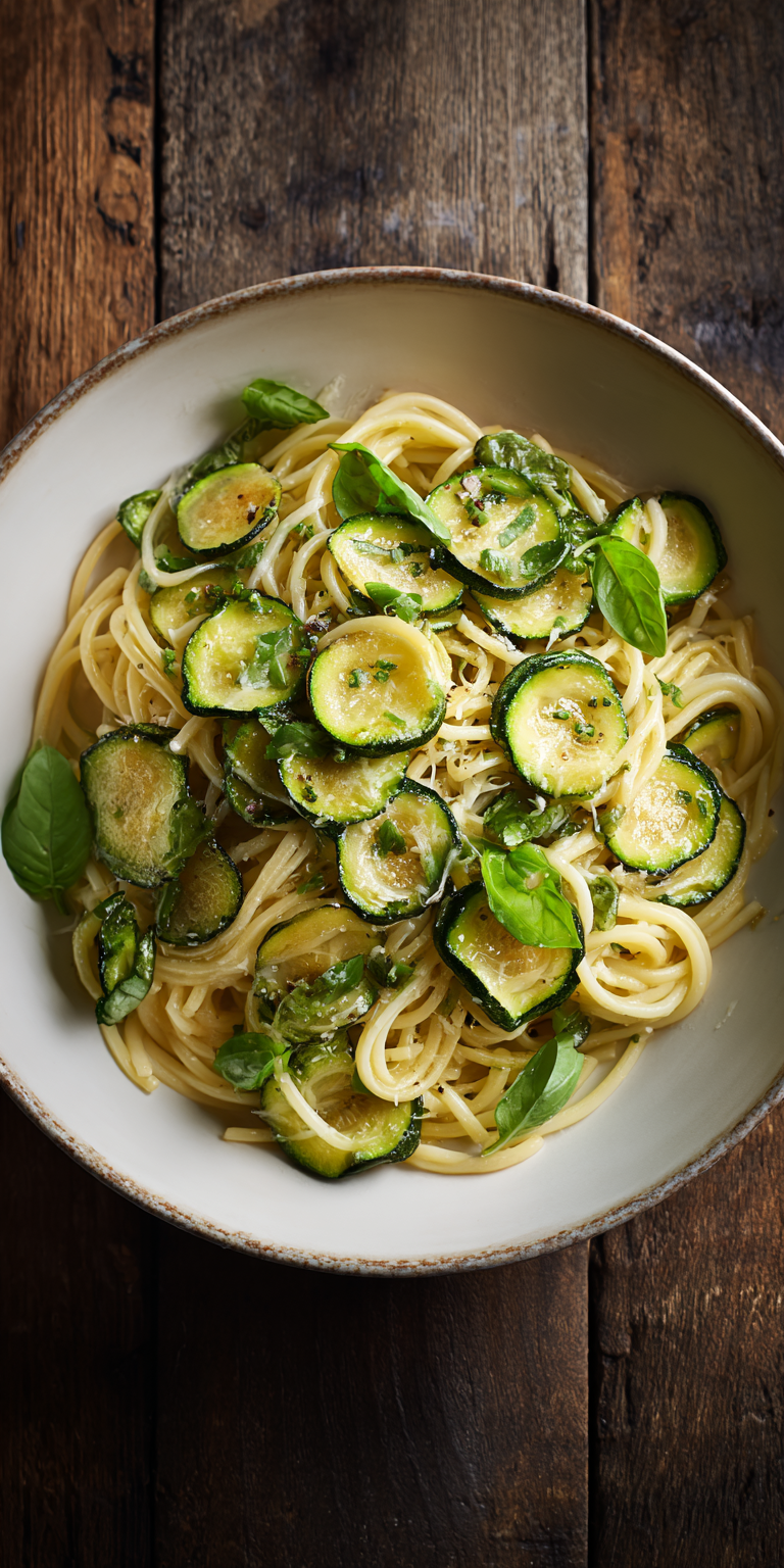Stanley Tuccis FAVORITE Spaghetti Alla Nerano served warm with cozy spices