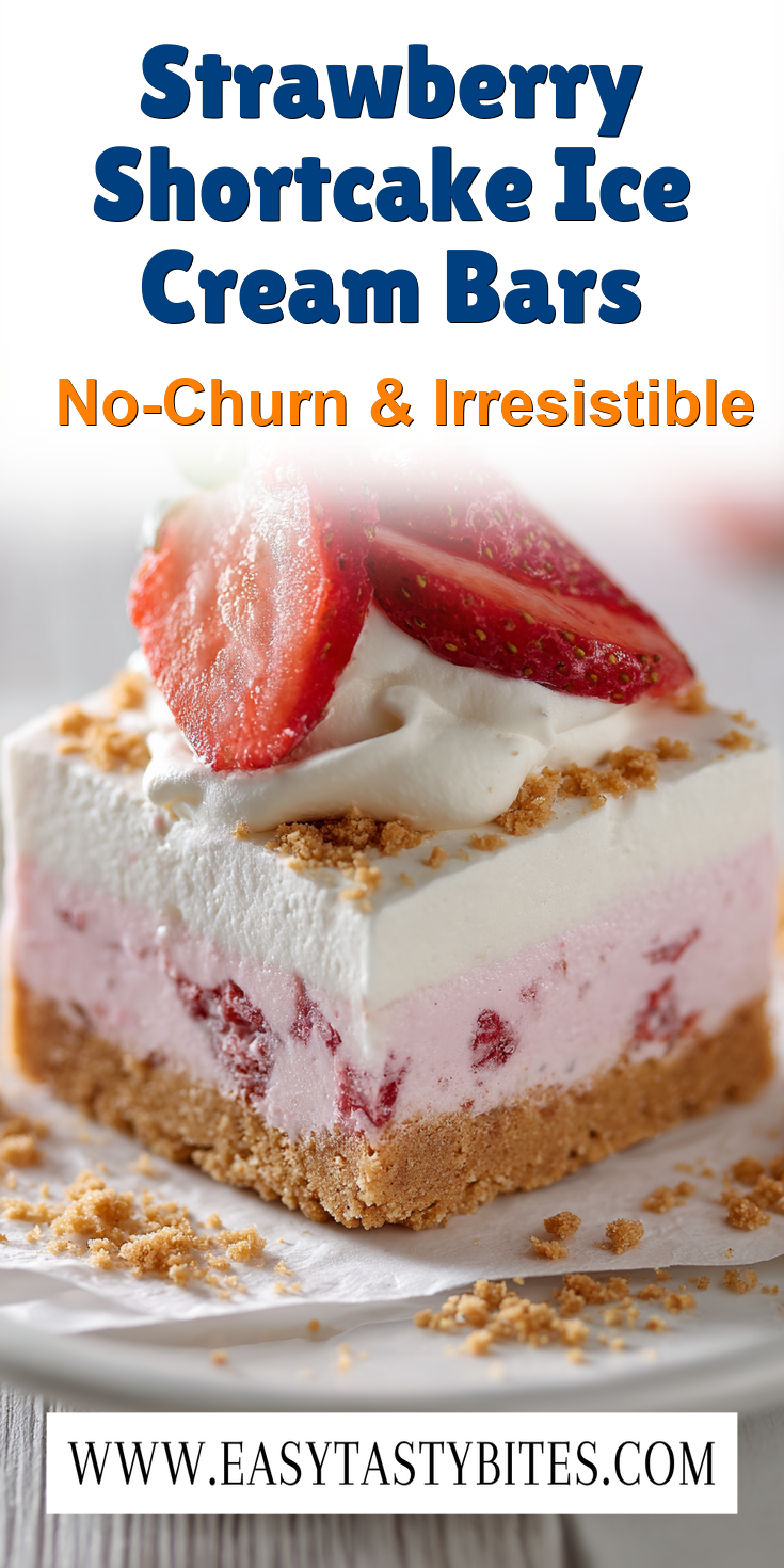 Strawberry Shortcake Ice Cream Bars served warm with cozy spices