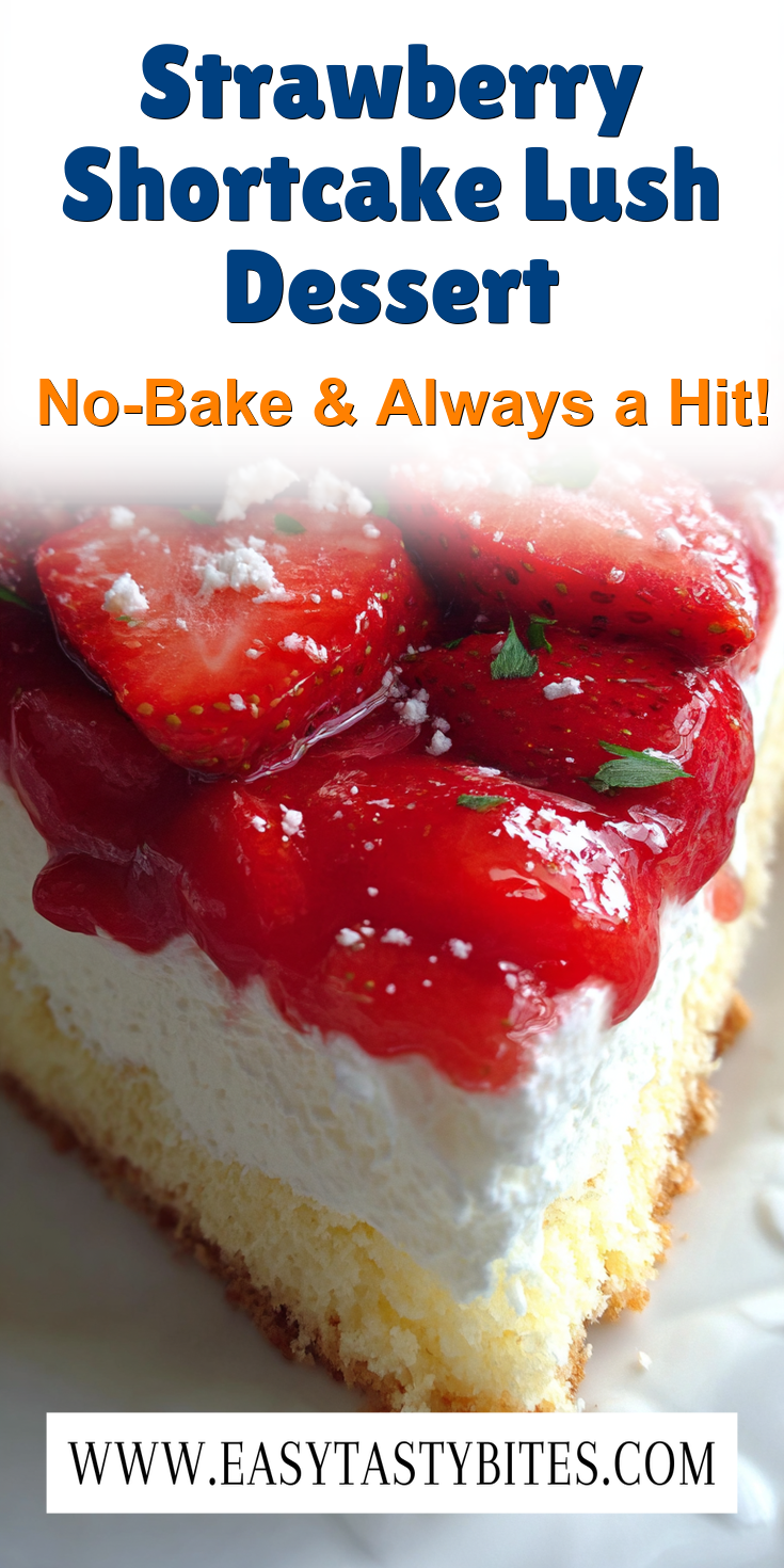 Strawberry Shortcake Lush Dessert served warm with cozy spices