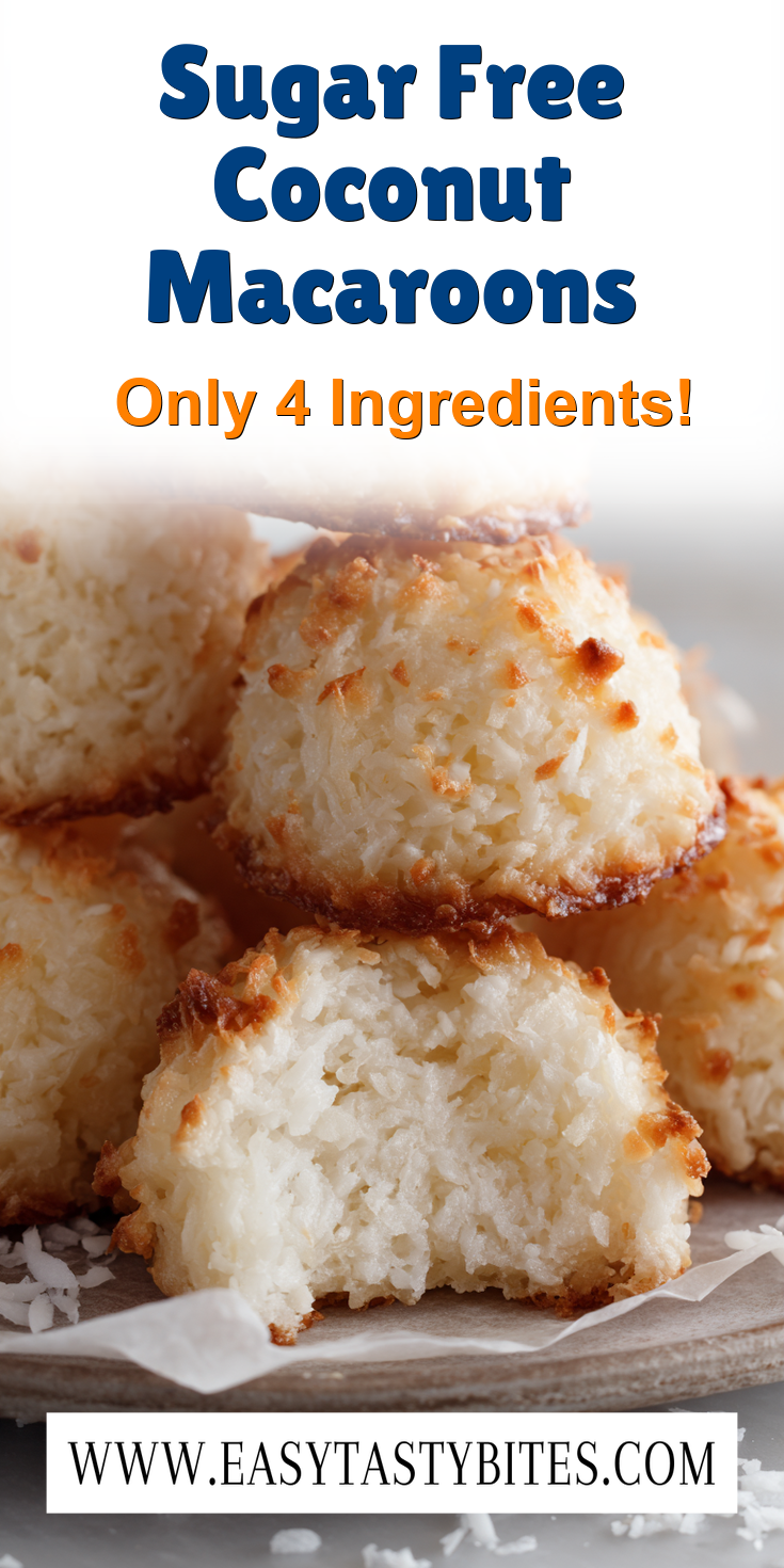 Sugar Free Coconut Macaroons served warm with cozy spices
