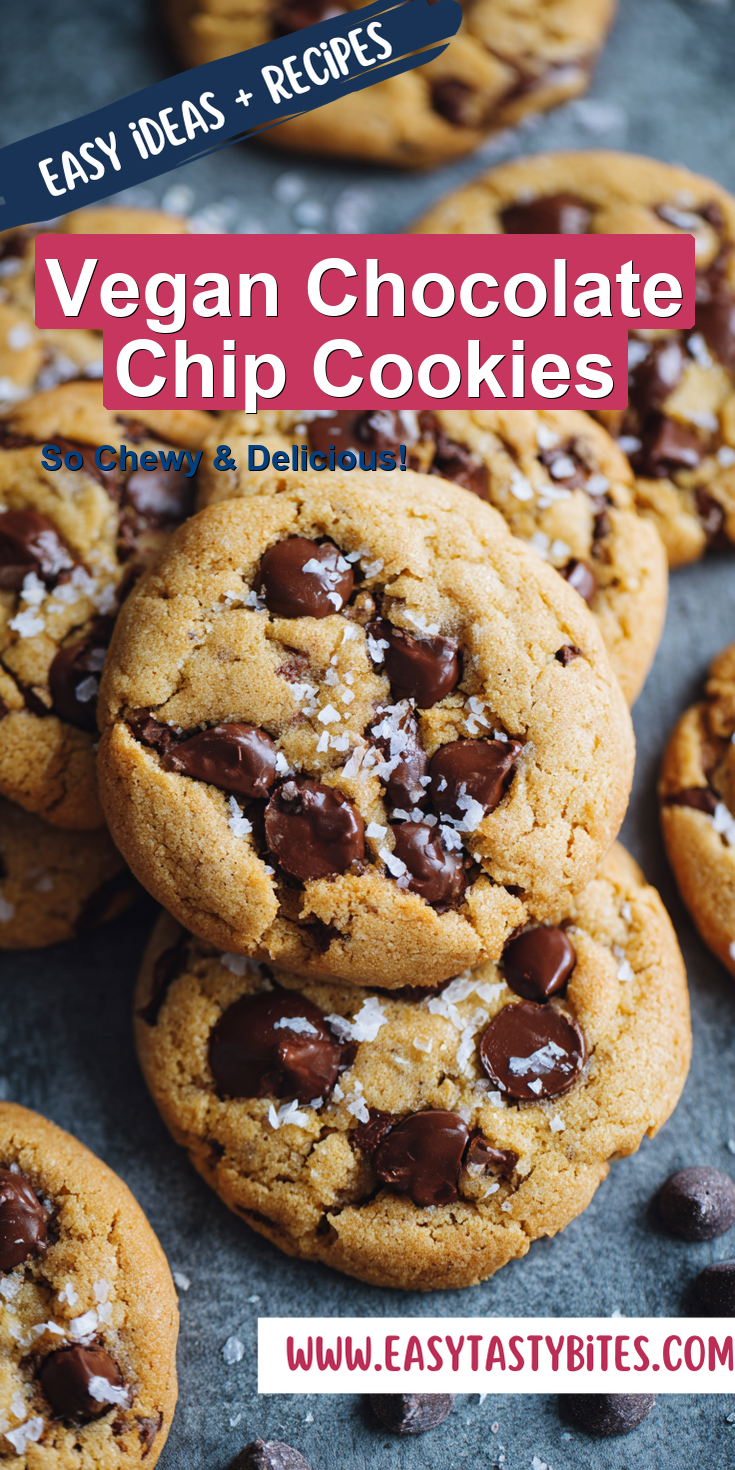 Vegan Chocolate Chip Cookies served warm with cozy spices