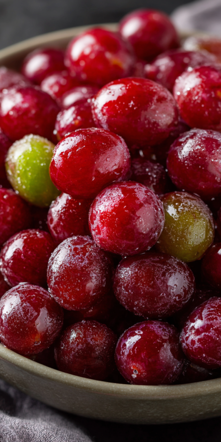 Viral Crack Grapes Sweet Dessert served warm with cozy spices