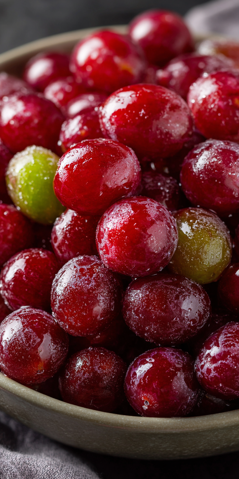 Viral Crack Grapes Sweet Dessert served warm with cozy spices