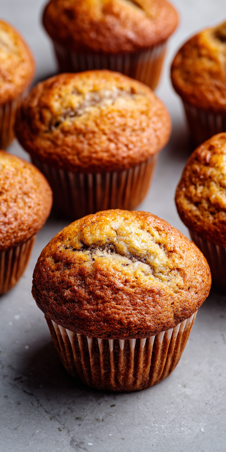 Brown Butter Banana Muffins served warm with cozy spices