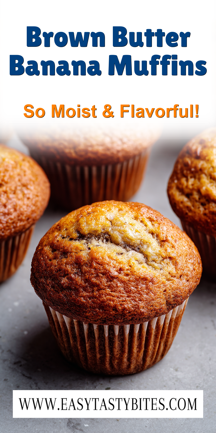 Brown Butter Banana Muffins served warm with cozy spices