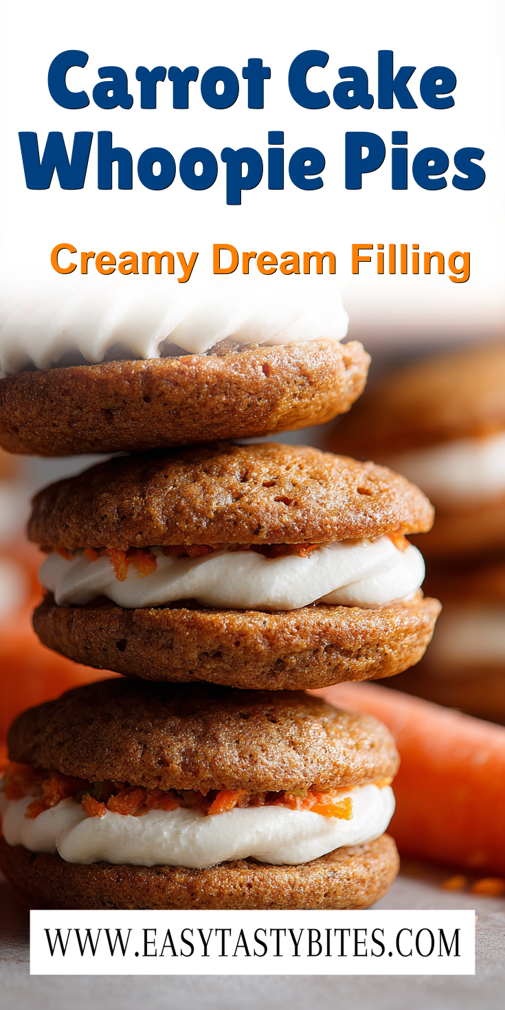 Carrot Cake Whoopie Pies served warm with cozy spices