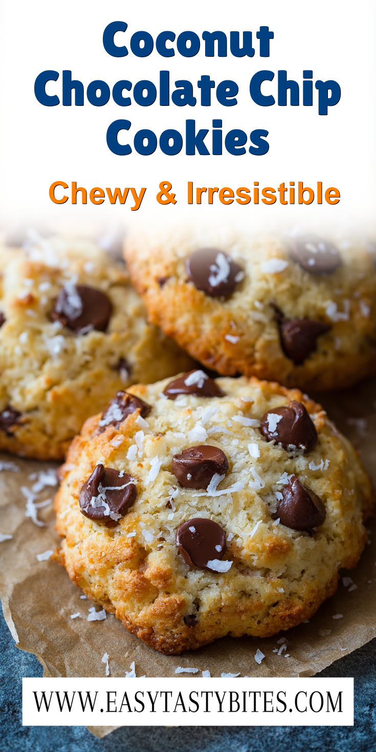 Coconut Chocolate Chip Cookies served warm with cozy spices