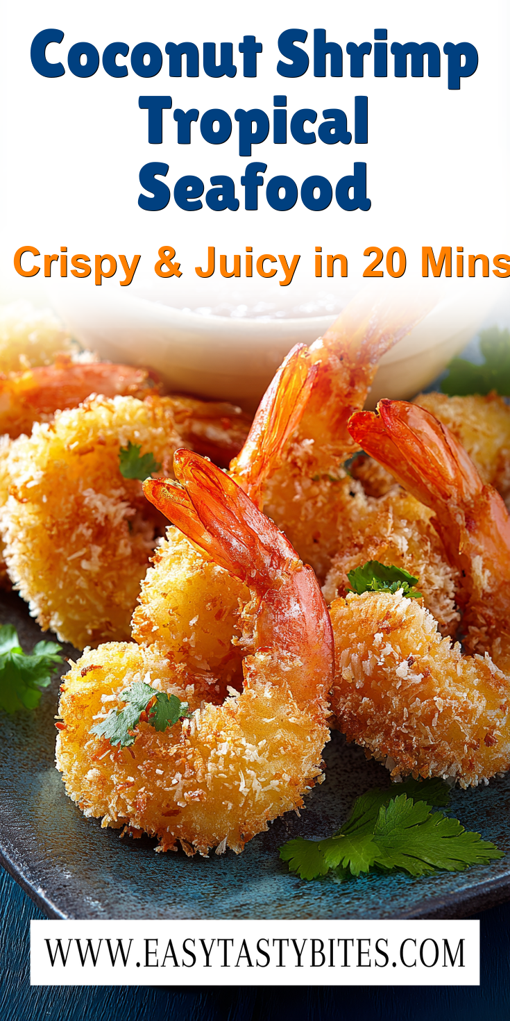 Coconut Shrimp Tropical Seafood served warm with gentle spices and a cozy aroma