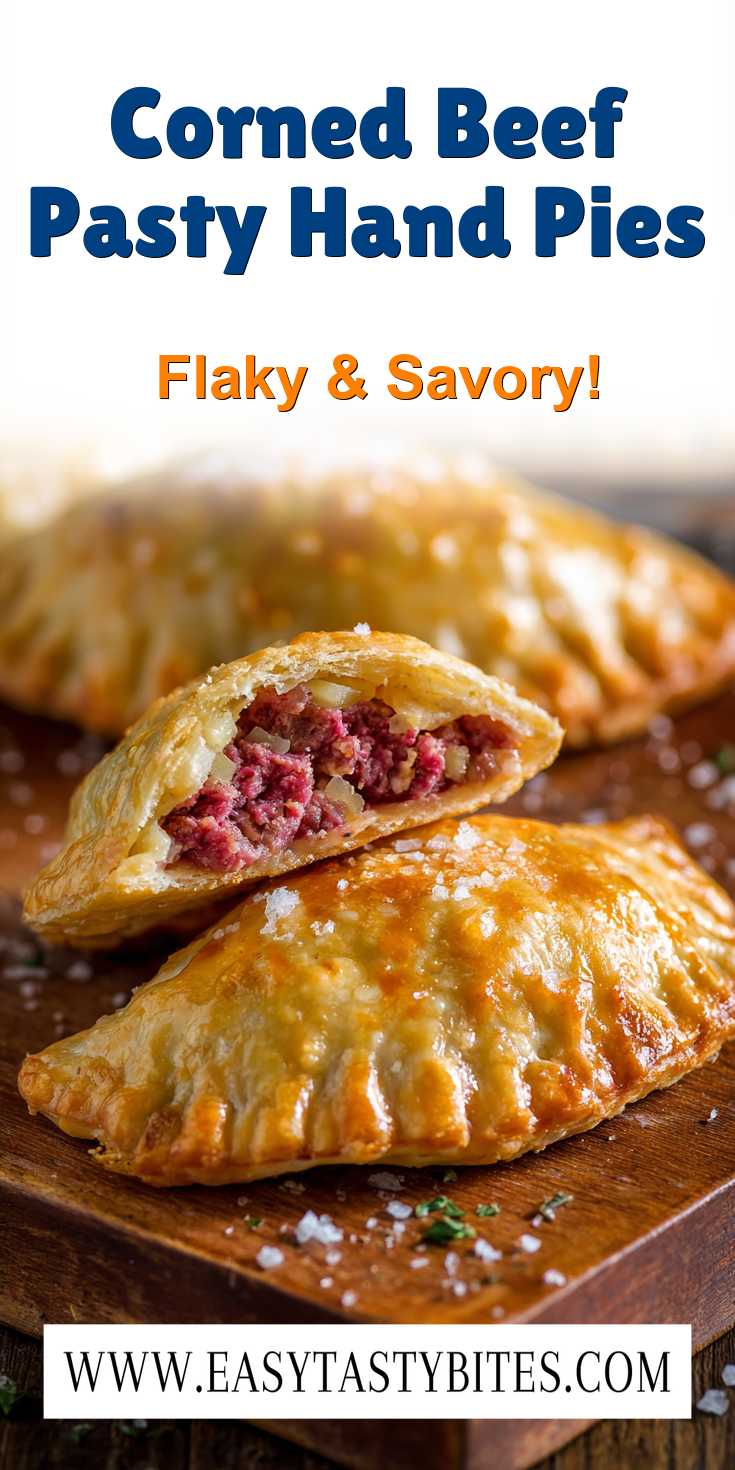 Corned Beef Pasty Hand Pies served warm with cozy spices