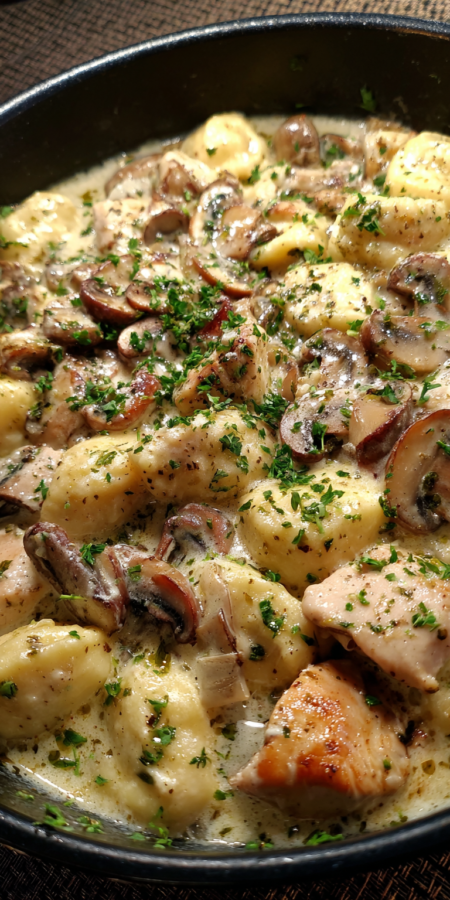 Creamy Mushroom Chicken And Dumplings Recipe