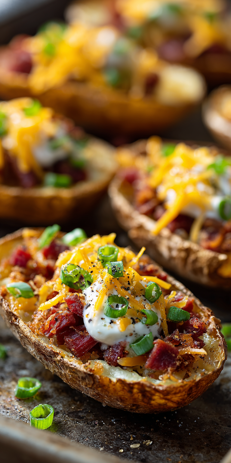 Crispy Corned Beef Potato Skins Recipe